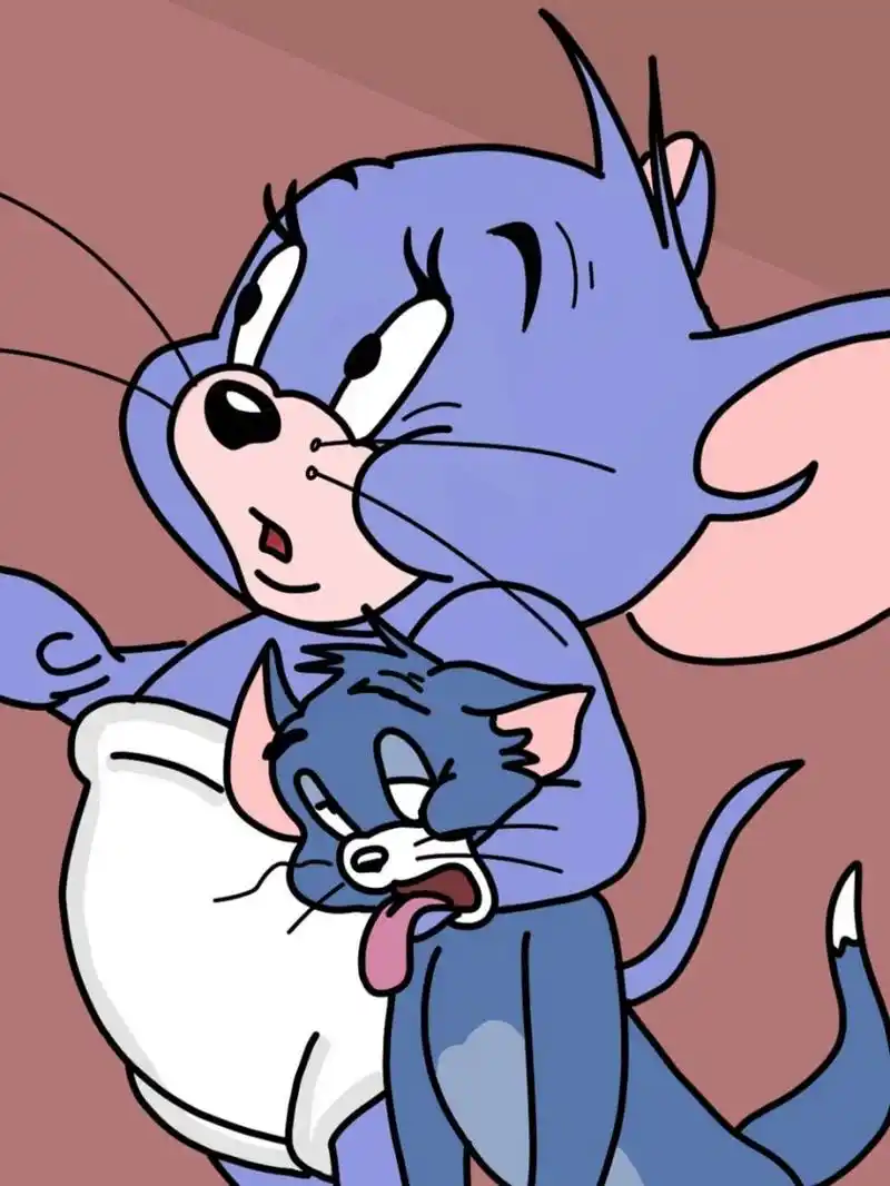 手机壁纸# #汤姆和杰瑞# #动漫壁纸# #动漫情侣头像# #头像# #搞笑