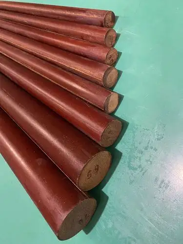 厂家供应圆柱胶木棒电木棒 咖啡色绝缘棒酚醛层压布棒加工定制