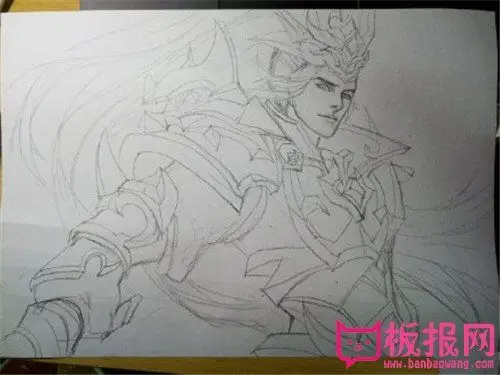 史上最全王者荣耀韩信简笔画大全小浪浪韩信九张