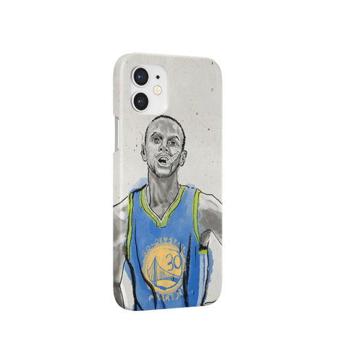 水墨画库里14plus手机壳磨砂半包硬壳13mini适用1211雾面亲肤手感xr