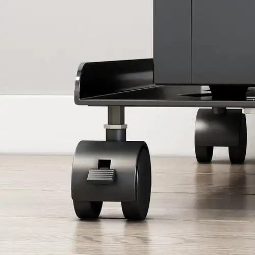 电脑主机置物架可移动托架底座机箱垫悬空支架大号放置柜伸缩台式