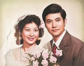上世纪80年代,大北照相馆的婚纱照.