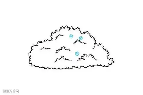 灌木丛的画法简笔画