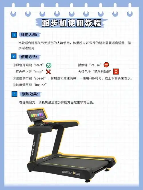 椭圆机,跑步机详细使用指南73|附训练计划