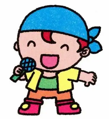 唱歌的人简笔画唱歌的人简笔画小女孩