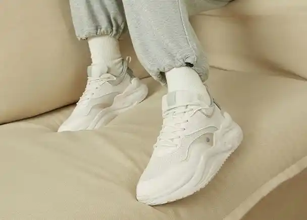 云舒361女鞋运动鞋2024年夏季跑步鞋网面情侣鞋子学生软底休闲鞋_酷你