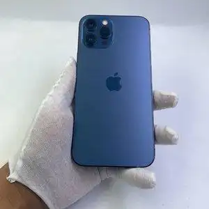 苹果【iphone 12 pro max】5g全网通 海蓝色 256g 国行 99新 - 专业