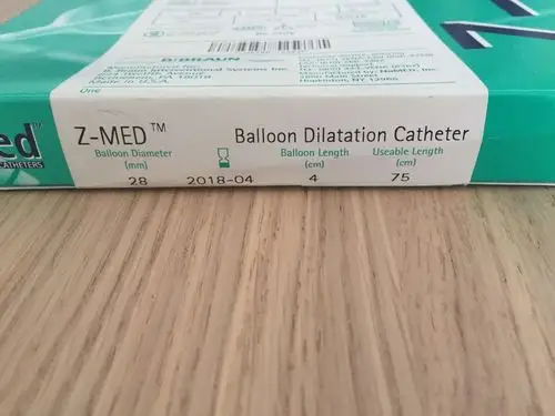 for sale b/braun z-med balloon dilatation catheter 28mm x 4cm x