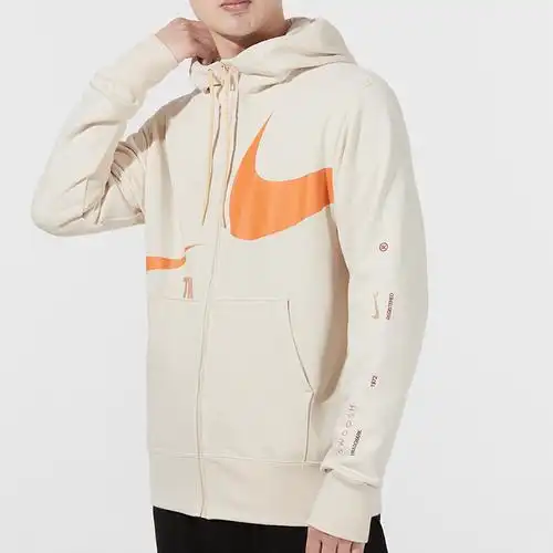 nike耐克官网卫衣男2021春季新款断勾套头跑步运动茄克