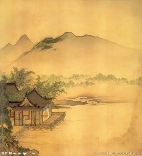 汪中 山水画图片