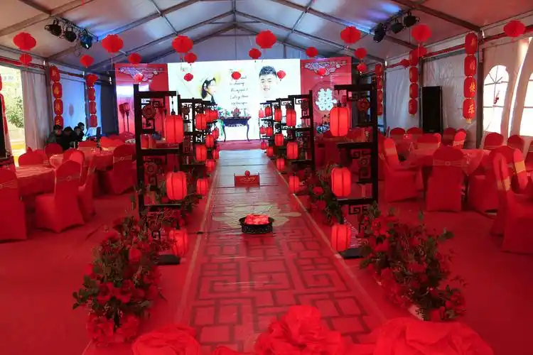 富丽堂皇的婚礼大厅!