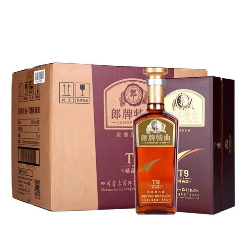 郎酒 郎牌特曲 t9 精英版 50度 500ml*6瓶 整箱装 浓香型白酒