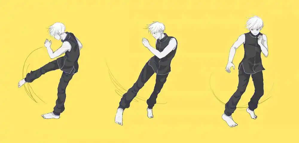 双人打斗动作姿势练习参考