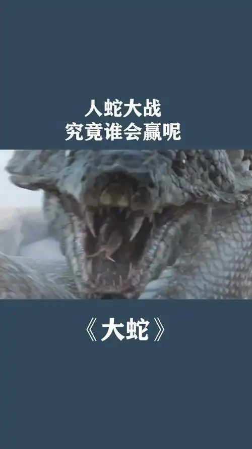 人蛇大战,究竟谁会赢呢