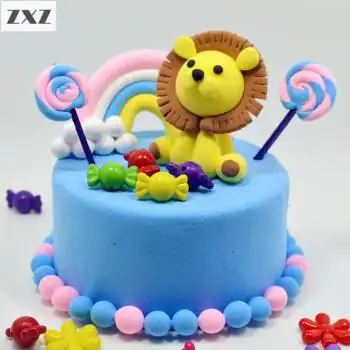 圣诞节彩泥粘土儿童手工制作材料包套装儿童手工diy制作玩具 狮子