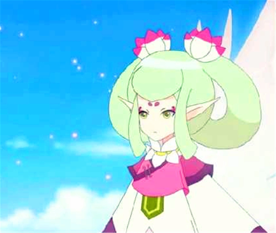 摩羯座代表的花精灵王:夜华-昙花精灵王 召唤牡丹花精灵王的第二个