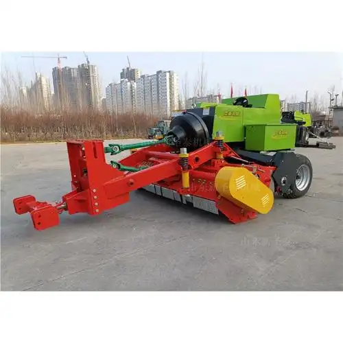 新型秸秆打捆机小型干草打捆机收割打捆一体机新圣泰
