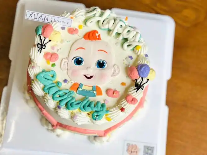 超级宝贝jojo手绘复古裱花蛋糕