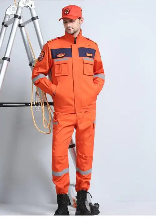 杞记救援队应急救援工作服应急救援队服装道路工程抢险救灾森林反光