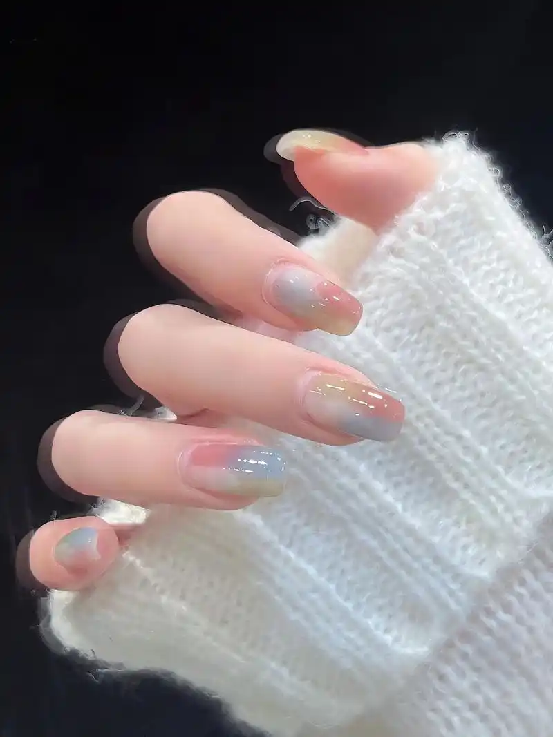 油画世界78春夏复古晕染美甲.莫奈油画风艺术感晕染!