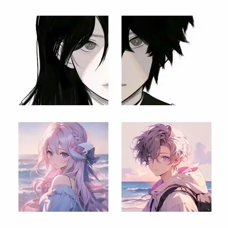 喜欢下雪 喜欢你 永远#情侣头像 #动漫情头 #cp #优质 - 抖音