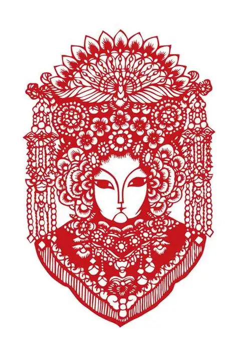 民间剪纸人物图案 手工剪纸图片大全简单-普车都