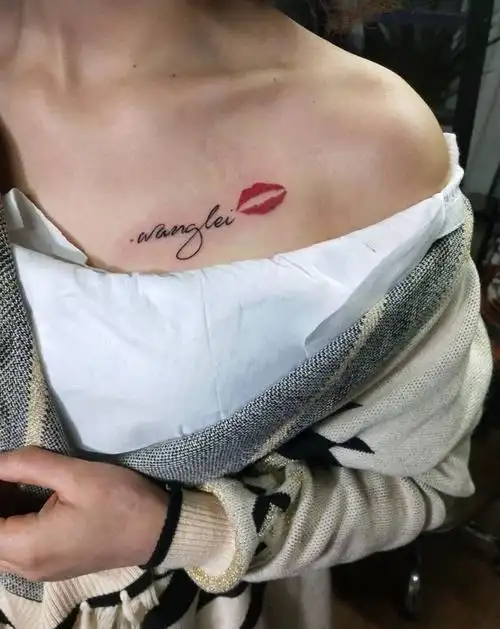 纹身师:罗明帅纹身店:零度刺青花体英文纹身图片_手臂纹身图案tag标签