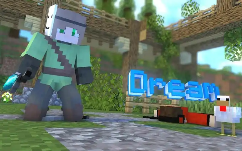 我的世界动画dream的小战斗