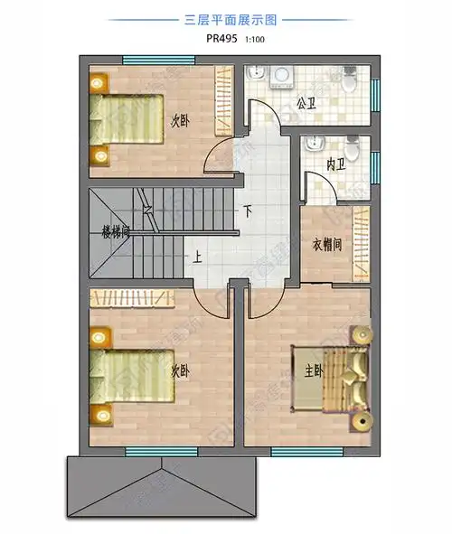 80平方农村自建房设计图开间窄纵深长的小户型这样设计利用率高