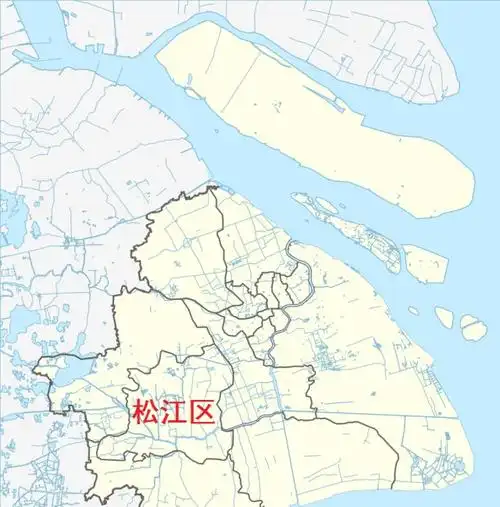 松江区上海市行政区划地图的作用如下所示.