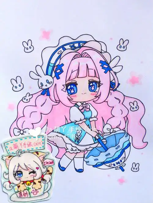 迷你世界梦歌原创画画的日常儿童简笔画教程