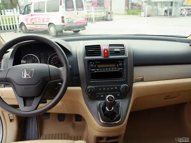 雪花银本田cr-v内饰图片