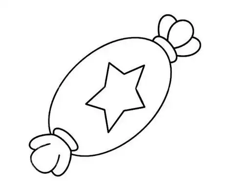 糖果简笔画怎么画图片大全
