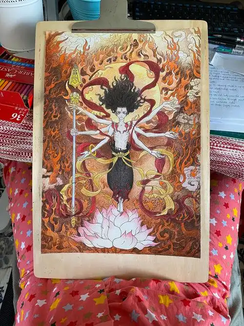 哪吒之魔童降世-哪吒临摹步骤