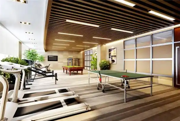健身房自由活动区装修效果图