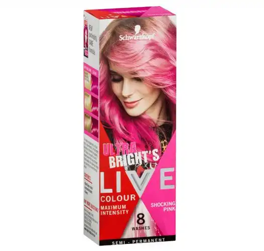 【超商热销】schwarzkopf 施华蔻活色染发剂 染发膏 粉色