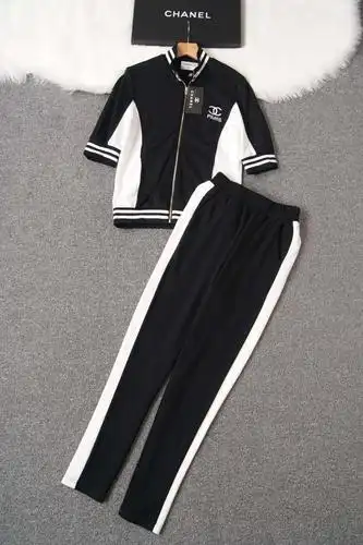 pzbd原单chanel 19春夏新款运动休闲套装(薄款)海外专柜同步上市,采用