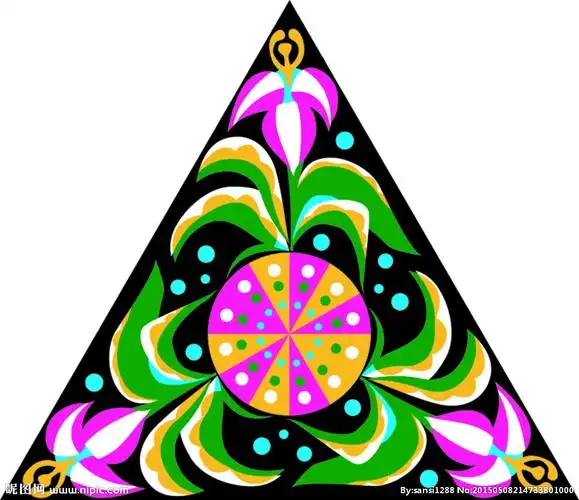 三角形图案图片