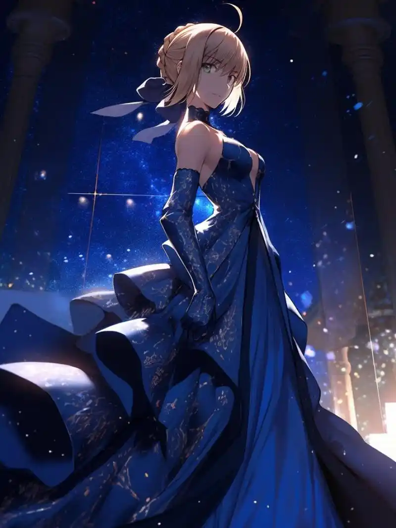 【fate/stay night】阿尔托莉雅·潘德拉贡 (含完整咒语)左下角咒语