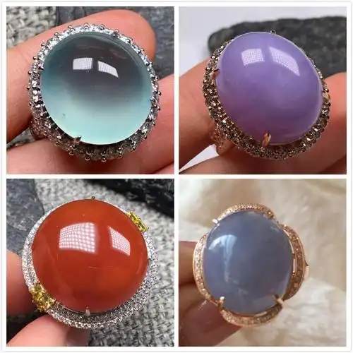 翡翠男戒款式镶嵌大全 翡翠蛋面戒指镶嵌款式大全-盘锦生活热线