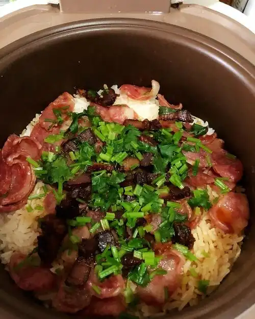 abao爷做的电饭锅煲仔饭