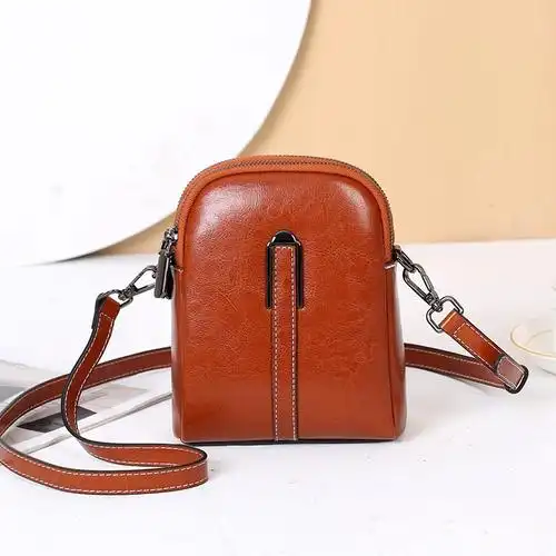 女士包包真皮手机包女2023新款时尚品牌牛皮女包软皮斜挎小包女