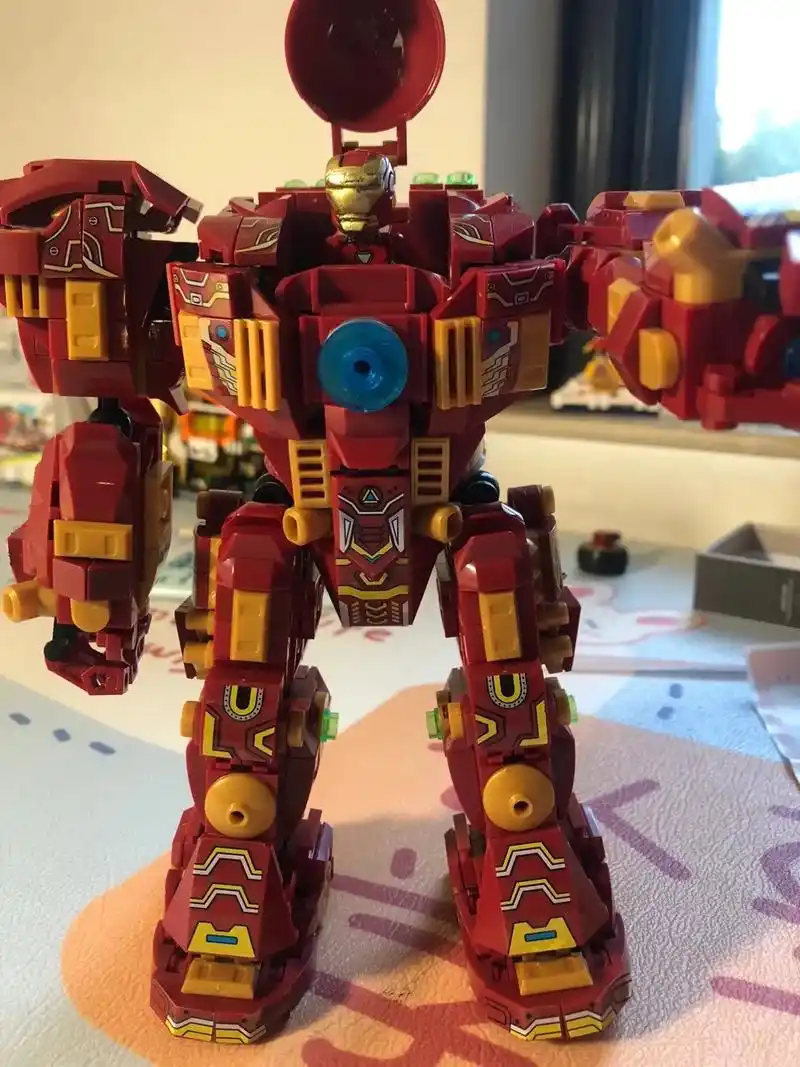 反浩克装甲机器人.#小颗粒积木拼装 #小世界造出大创想 #陪 - 抖音