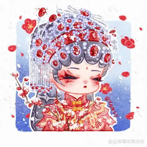 q版头像21/30 | 国风戏曲少女