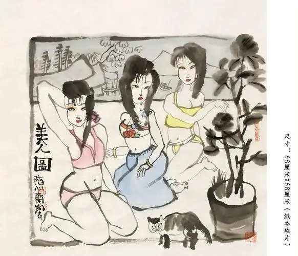 潘旭辉:江南水墨画中的野趣与潇洒 潘旭辉,一位深受新文人画代表人物