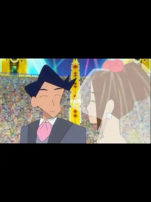 小新闯进民子婚礼现场#蜡笔小新剧场版  #蜡笔小新呼风唤雨之我的新娘