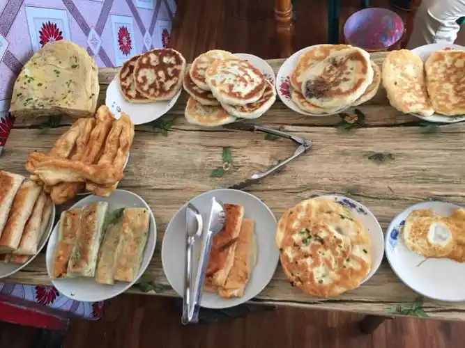 八卦城特克斯的早餐面食