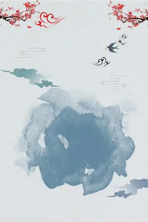 中国经典文化海报背景素材