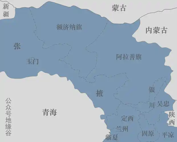 历史上的西夏之地划出甘肃后这里变大又变小