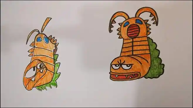 语文老师和美术老师画的双尾怪,你们更喜欢谁的-教育视频-搜狐视频